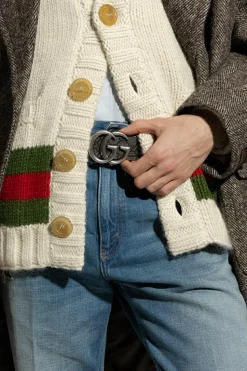 Gucci GREY Reversible belt