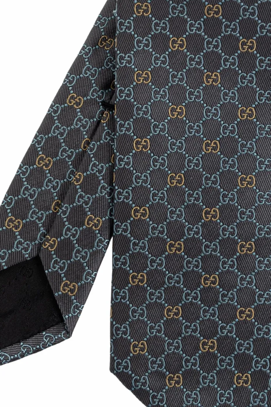 Gucci GREY Silk tie
