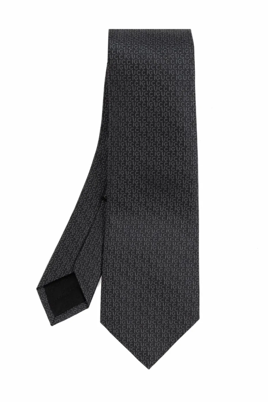 Gucci GREY Silk tie