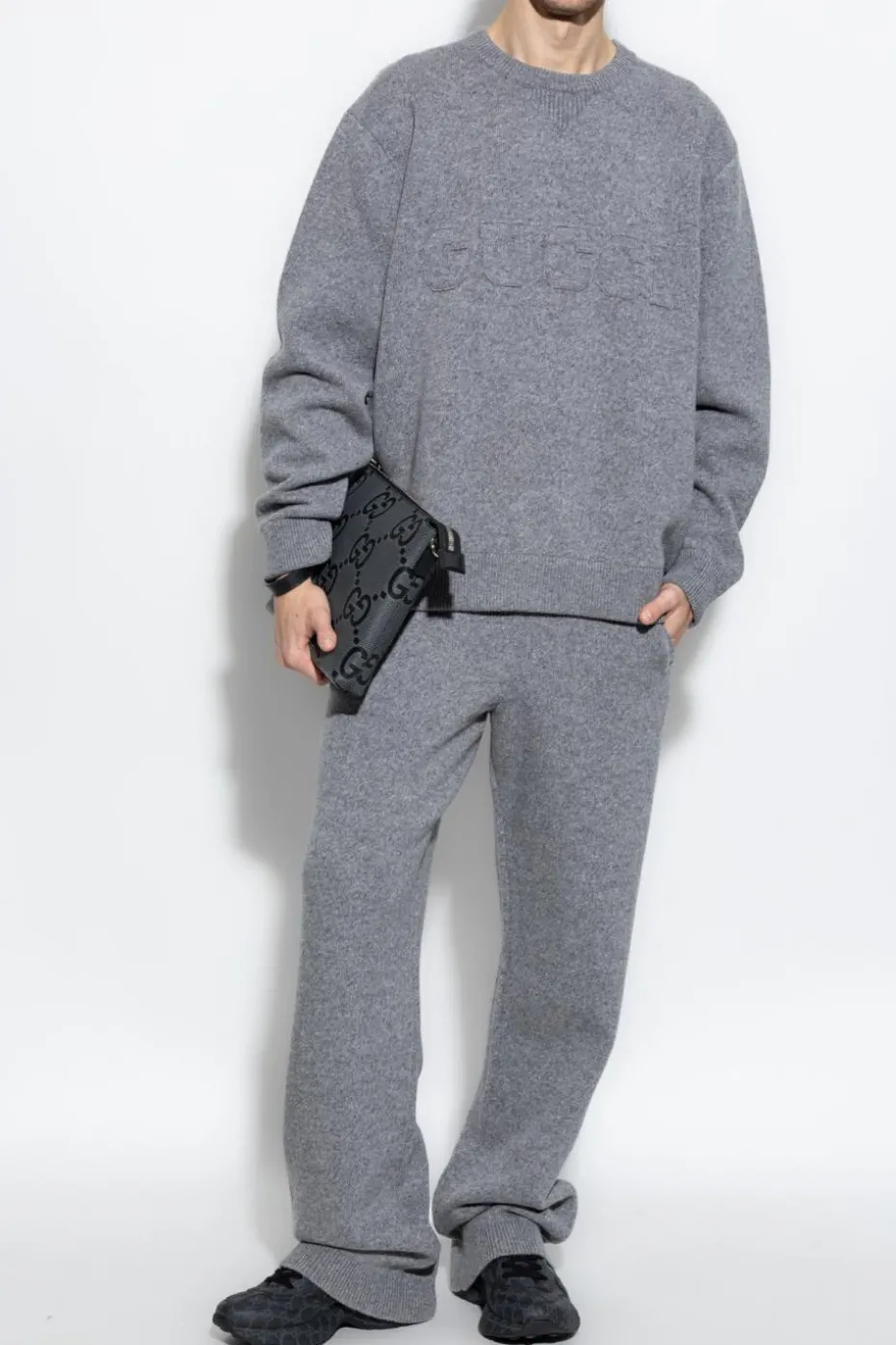 Gucci GREY Sweater with logo