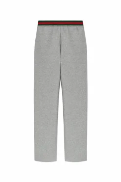 Gucci GREY Sweatpants with logo
