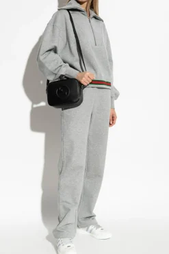 Gucci GREY Sweatshirt with wide collar