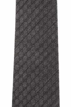 Gucci GREY Tie with monogram