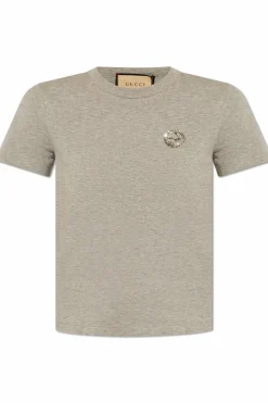 Gucci GREY T-shirt with logo