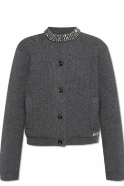 Gucci GREY Wool Cardigan