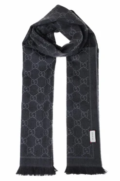 Gucci GREY Wool Scarf