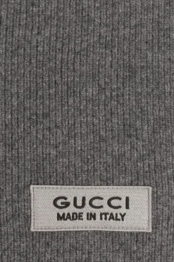 Gucci GREY Wool scarf