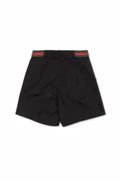 Gucci Kids BLACK Cotton shorts