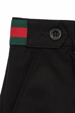 Gucci Kids BLACK Cotton shorts