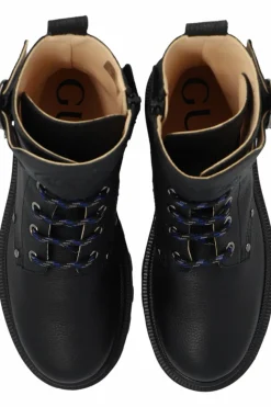 Gucci Kids BLACK Leather ankle boots