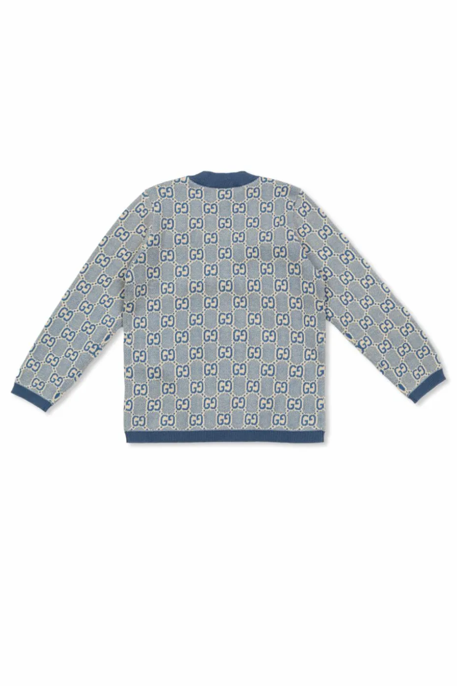 Gucci Kids BLUE Cardigan with GG pattern