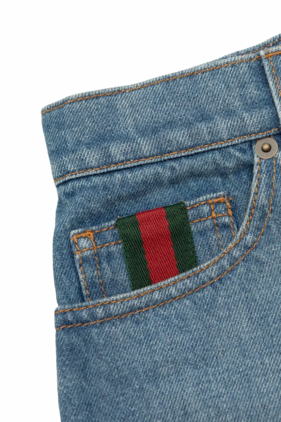Gucci Kids BLUE Denim shorts