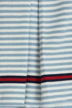 Gucci Kids BLUE Dress with striped pattern