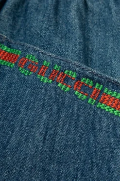 Gucci Kids BLUE Jeans with elastic waistband