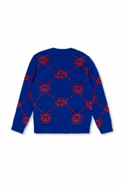 Gucci Kids BLUE Monogram sweater