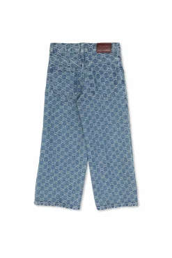 Gucci Kids BLUE Monogram jeans