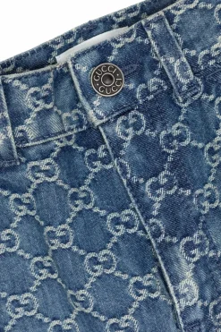 Gucci Kids BLUE Monogram jeans