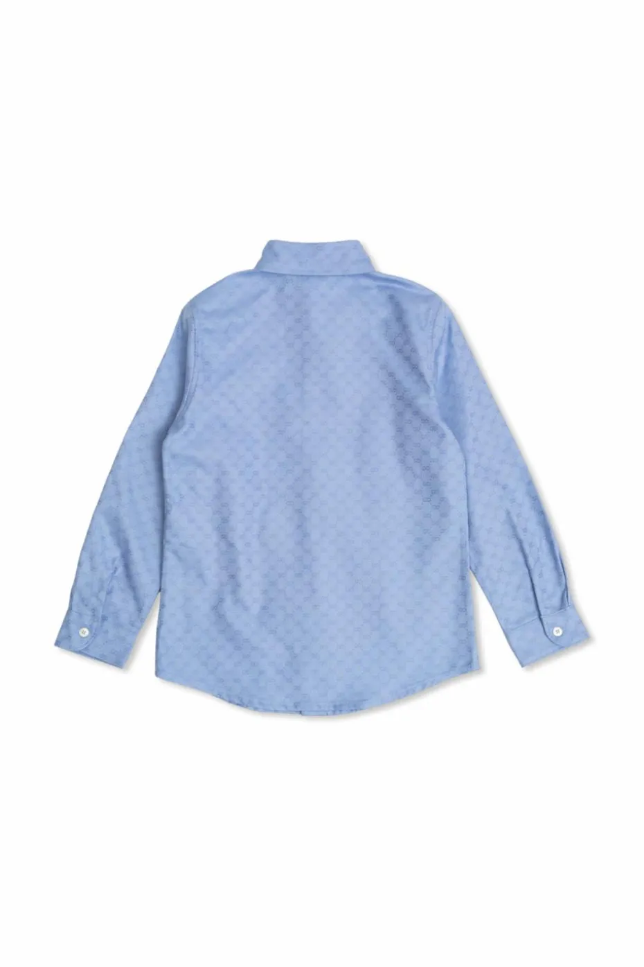 Gucci Kids BLUE Shirt with monogram