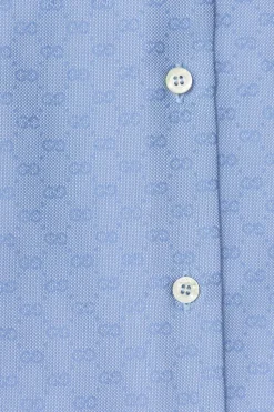 Gucci Kids BLUE Shirt with monogram
