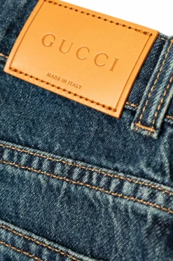 Gucci Kids BLUE Straight Leg Jeans