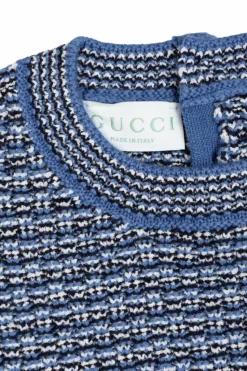 Gucci Kids BLUE Tweed dress