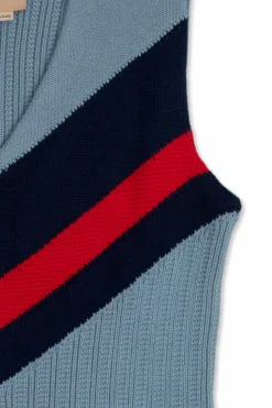 Gucci Kids BLUE Vest with logo