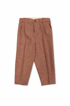 Gucci Kids BROWN Plaid Pattern Pants