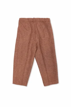 Gucci Kids BROWN Plaid Pattern Pants