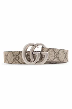 Gucci Kids cream Belt with monogram