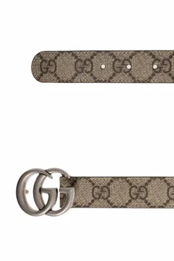 Gucci Kids cream Belt with monogram