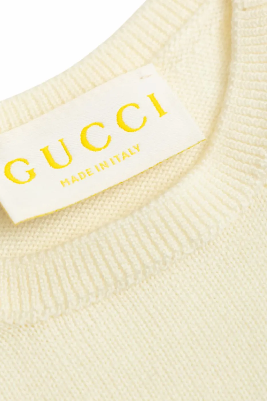 Gucci Kids cream Wool sweater