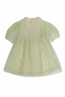 Gucci Kids GREEN Double-layer dress
