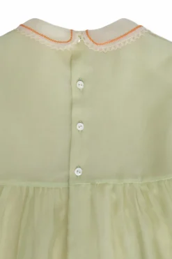 Gucci Kids GREEN Double-layer dress