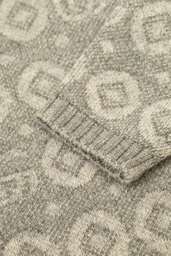 Gucci Kids GREY Baby romper with GG pattern