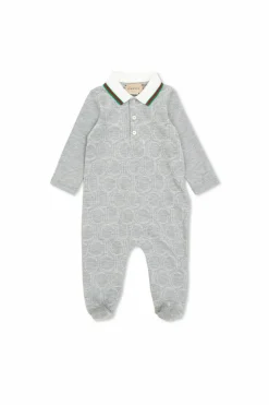 Gucci Kids GREY Baby Romper