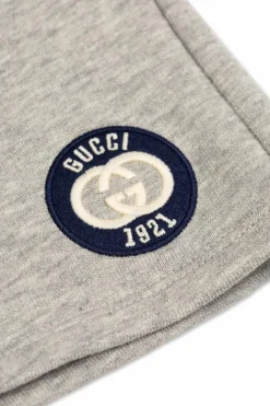 Gucci Kids GREY Cotton shorts