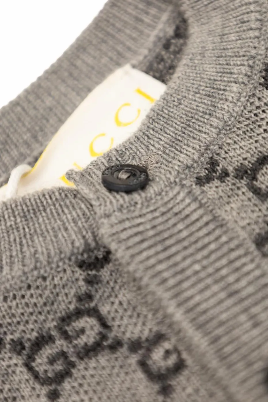 Gucci Kids GREY Rompers with 'GG' pattern