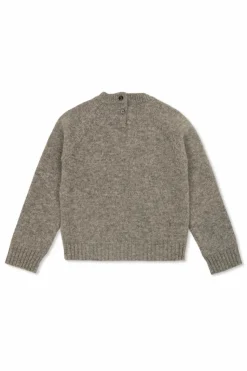 Gucci Kids GREY Sweater with embroidered logo