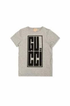 Gucci Kids GREY T-shirt with printed logo
