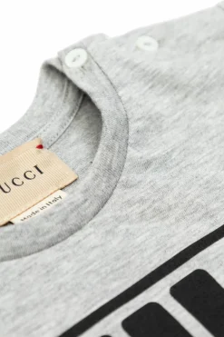 Gucci Kids GREY T-shirt with printed logo