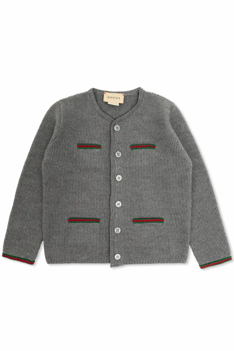 Gucci Kids GREY Wool Cardigan