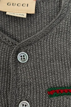 Gucci Kids GREY Wool Cardigan