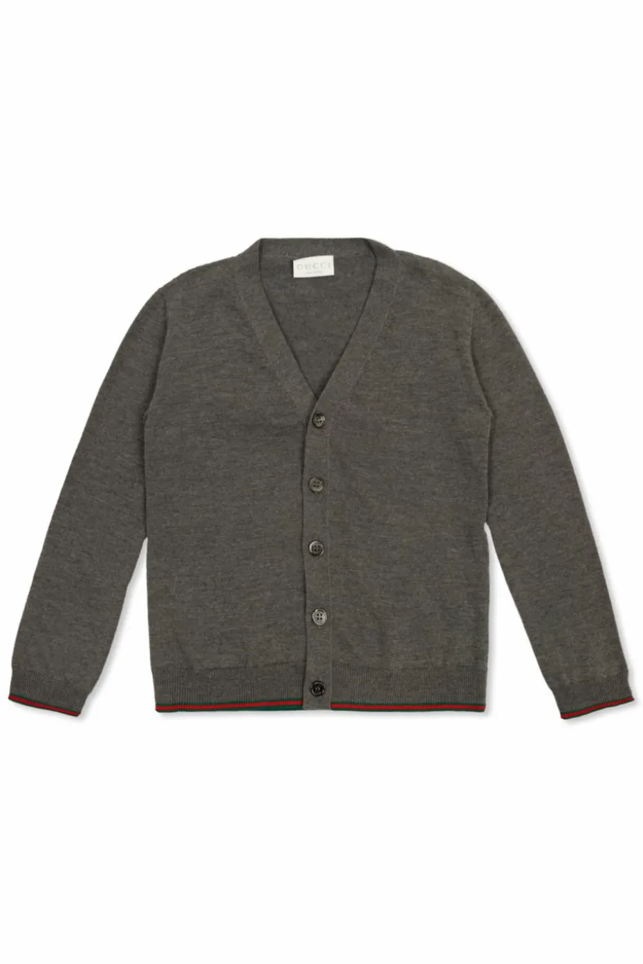 Gucci Kids GREY wool cardigan