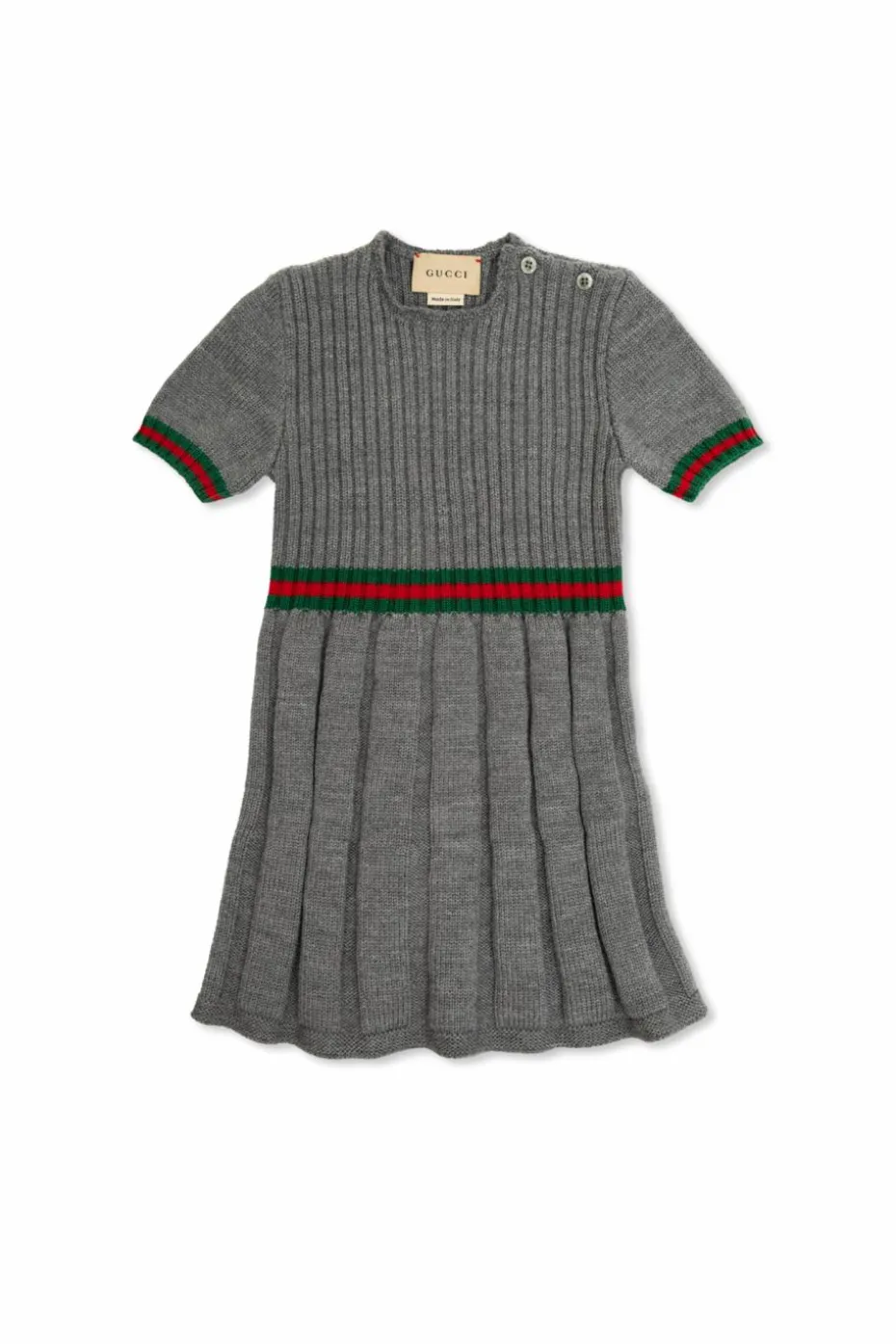 Gucci Kids GREY Wool Dress