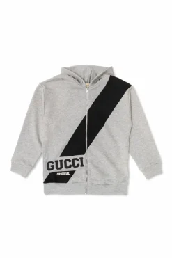 Gucci Kids GREY Zip-up sweatshirt