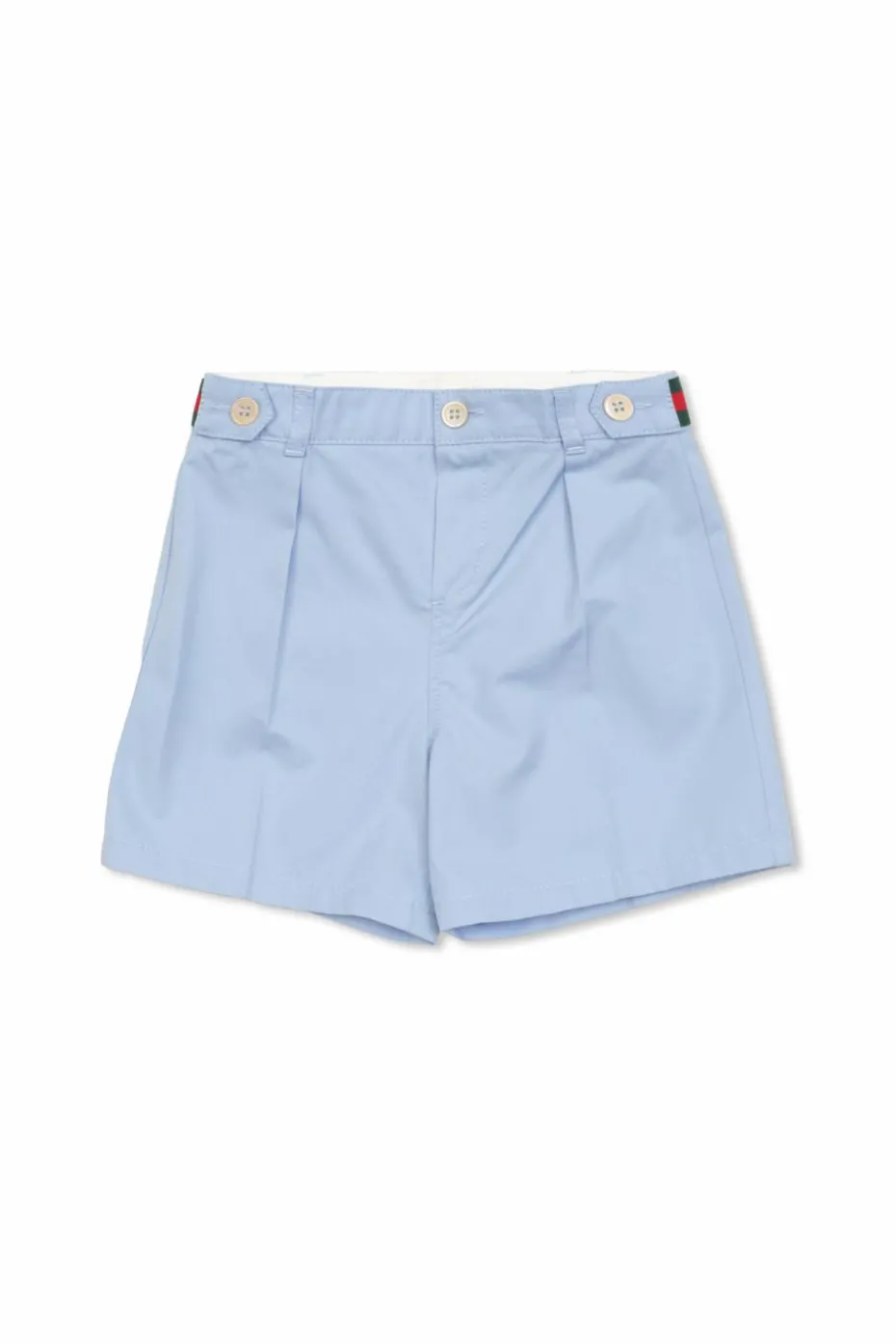 Gucci Kids light blue Cotton shorts