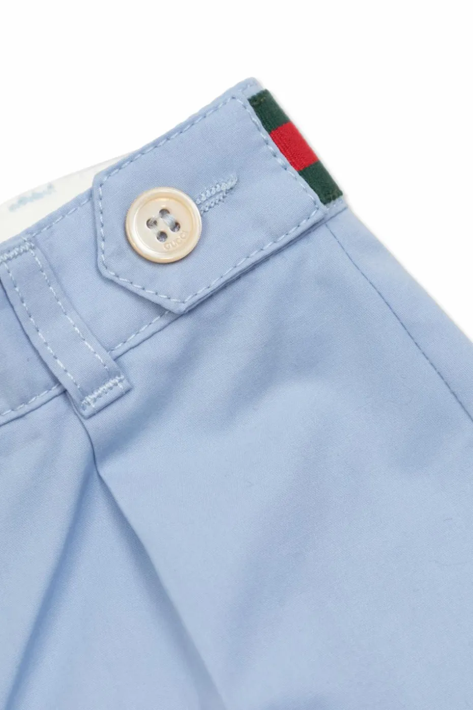 Gucci Kids light blue Cotton shorts