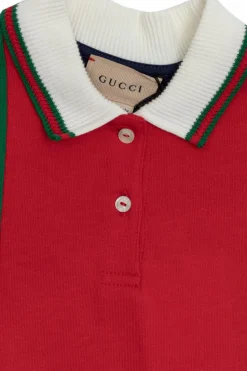 Gucci Kids MULTICOLOUR Cotton dress with embroidered logo