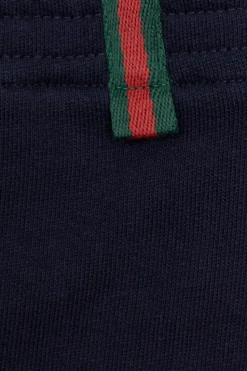 Gucci Kids NAVY BLUE Cotton sweatpants