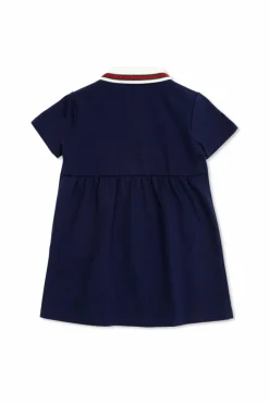 Gucci Kids NAVY BLUE Cotton dress